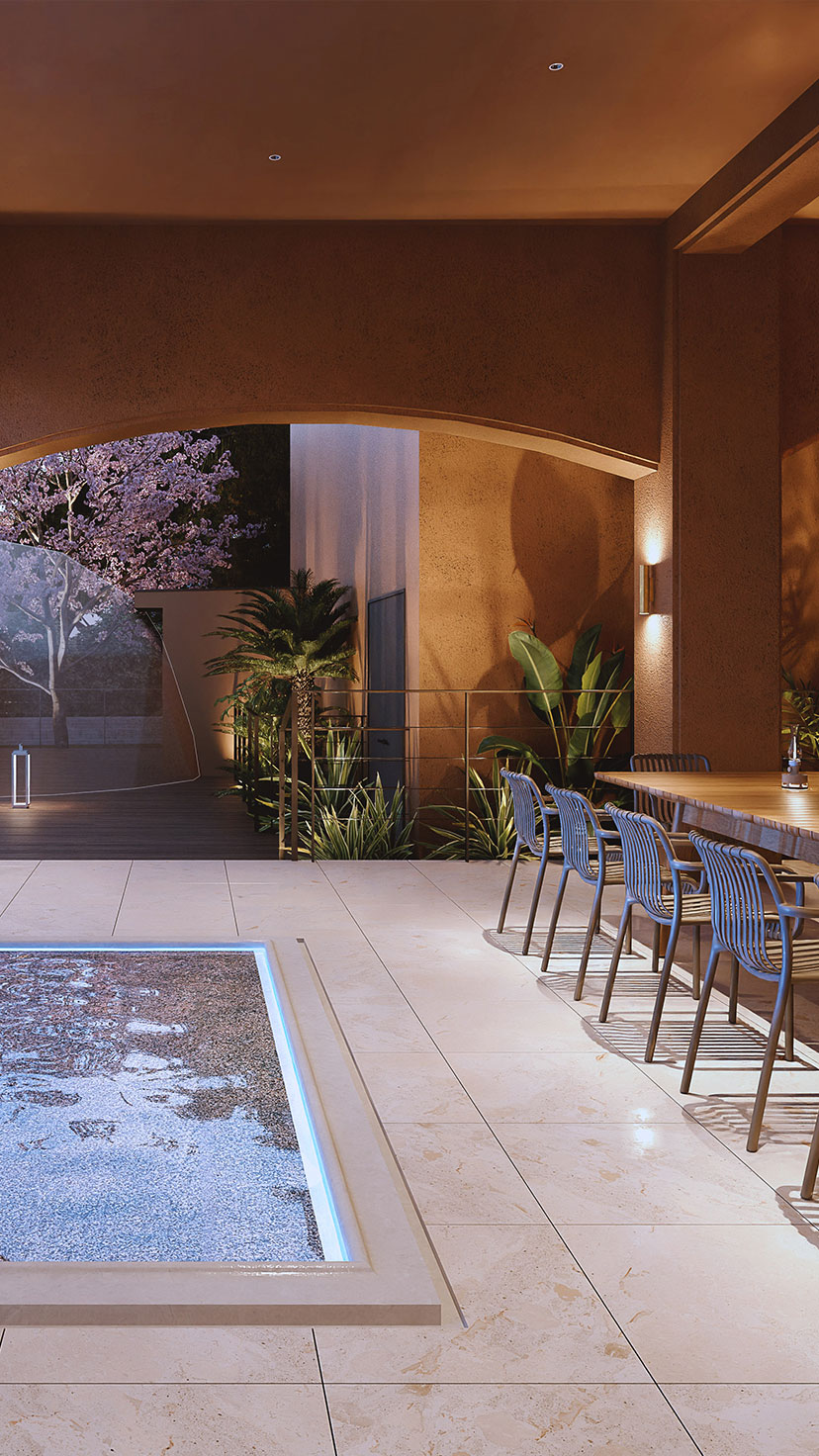 1 棟のラグジュアリーなTEITAKUを複数名でシェアし、ご所有いただけます